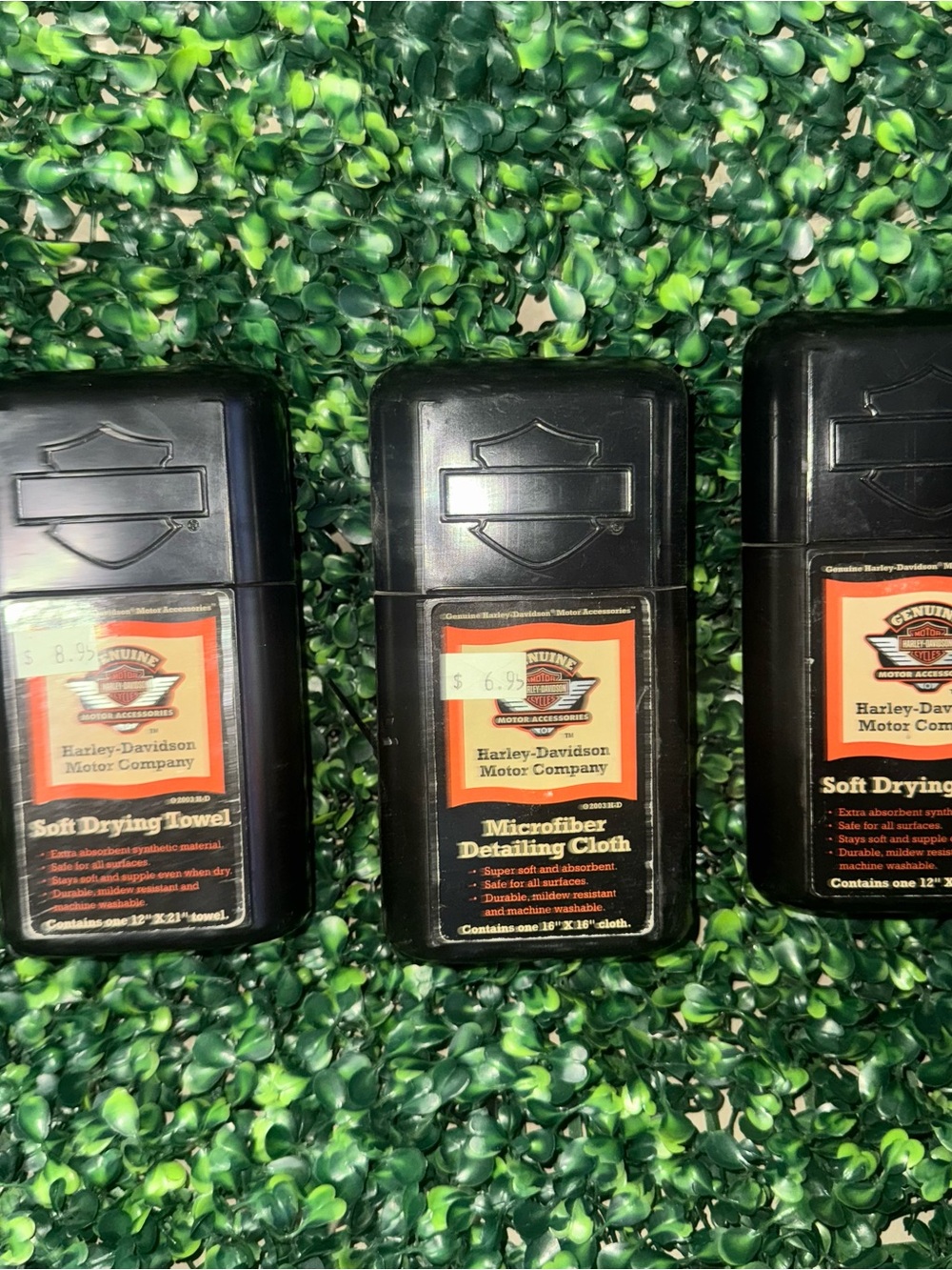 Vintage 2003 Harley-Davidson x Microfiber Detailing Towels